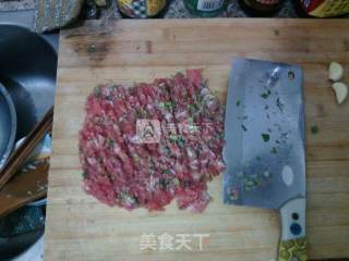 肉末蒸蟹的做法步骤：1