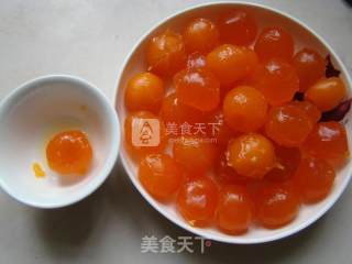 抹茶蛋黄酥和紫薯蛋黄酥的做法步骤：6