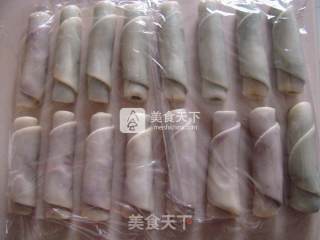 抹茶蛋黄酥和紫薯蛋黄酥的做法步骤：15