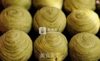抹茶蛋黄酥和紫薯蛋黄酥的做法步骤：27