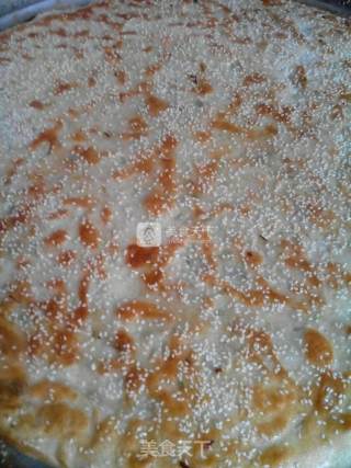 葱花芝麻油饼的做法步骤：5
