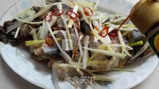 清蒸海参斑鱼的做法步骤：6