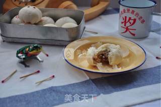 榨菜鲜肉月饼的做法步骤：22