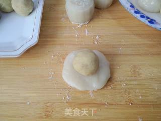 绿豆馅冰皮月饼的做法步骤：21