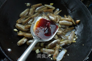 酱爆蛏子的做法步骤：3