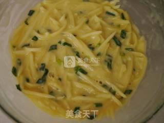 蛋香土豆饼的做法步骤：4