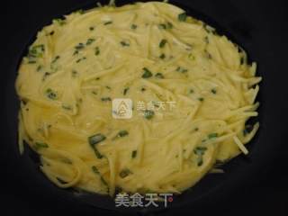 蛋香土豆饼的做法步骤：6