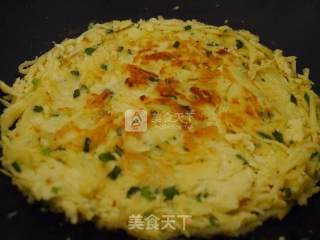 蛋香土豆饼的做法步骤：8