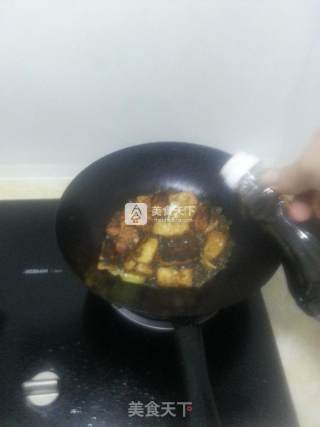 桃胶炒豆腐的做法步骤：5