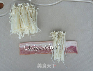 培根卷金针菇的做法步骤：3