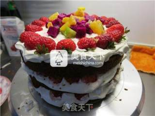 鲜果裸蛋糕的做法步骤：26