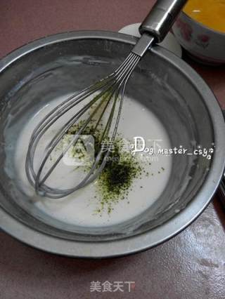 我的酸奶蛋糕处女作【茶石纹酸奶天使蛋糕】的做法步骤：2