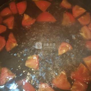 番茄金针菇蛋花汤的做法步骤：5