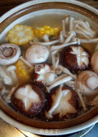 玉米排骨菌菇汤的做法步骤：7