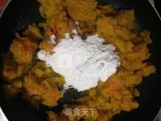 南瓜奶黄汤圆的做法步骤：3