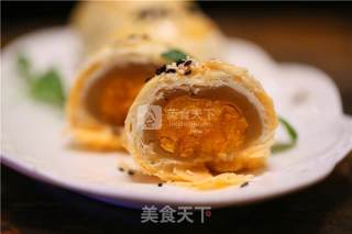 莲蓉蛋黄酥的做法步骤：22