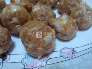 汆丸子（猪肉）的做法步骤：6