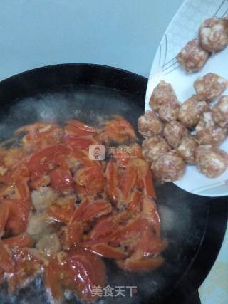 汆丸子（猪肉）的做法步骤：8
