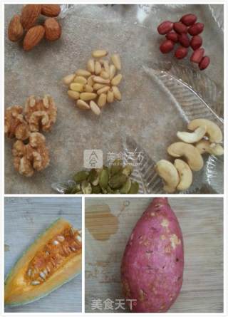 南瓜红薯浓汤的做法步骤：1
