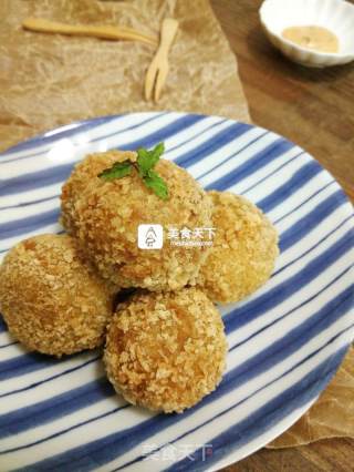 香芋咖喱牛肉丸的做法步骤：20