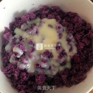 紫薯花酥的做法步骤：12
