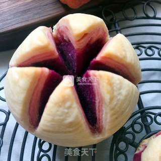 紫薯花酥的做法步骤：24