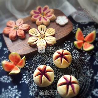 紫薯花酥的做法步骤：28