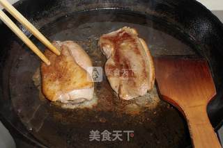 平底锅煎鸭脯的做法步骤：3
