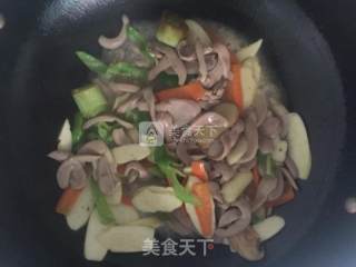 炒腰片的做法步骤：6