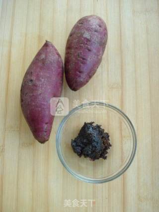 紫薯玫瑰露的做法步骤：1