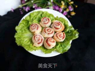 飞饼培根卷的做法步骤：6