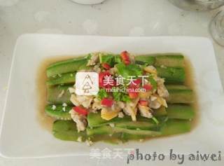 蛤蜊蒸丝瓜的做法步骤：12