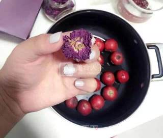 玫瑰山楂茶的做法步骤：1