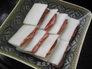 培根冬瓜夹的做法步骤：5