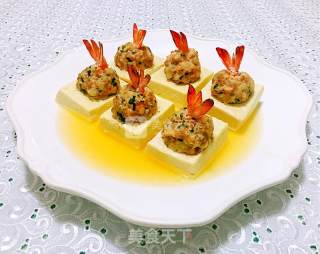 珍珠虾丸豆腐宝盒的做法步骤：15