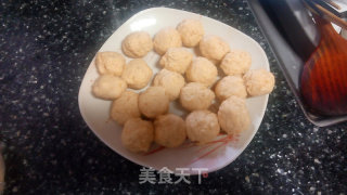 炸地瓜丸子的做法步骤：3