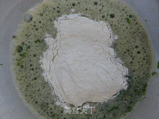 芹菜叶蛋饼的做法步骤：6