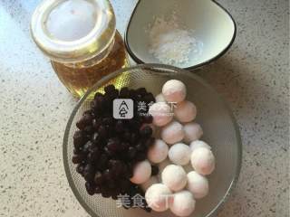 桂花红豆小丸子的做法步骤：1