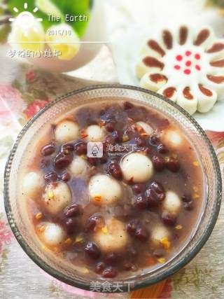 桂花红豆小丸子的做法步骤：6