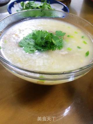 沙虫瘦肉粥的做法步骤：7