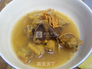 鹿茸排骨炖虫草的做法步骤：7