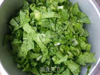 芥菜炒银鱼的做法步骤：3