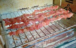 香辣烤肉串的做法步骤：6
