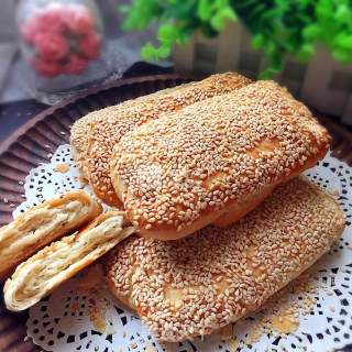香葱油酥烧饼的做法步骤：30