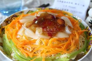吃面的快乐，彩色冰丝冷面的做法步骤：13