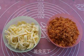 奶酪肉松排包（中种法）的做法步骤：9