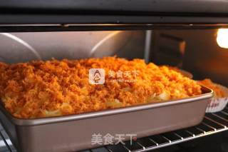 奶酪肉松排包（中种法）的做法步骤：12