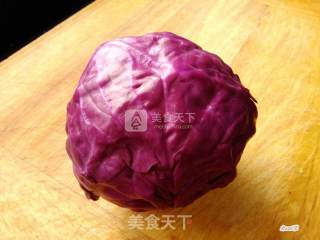 凉拌紫甘蓝的做法步骤：1
