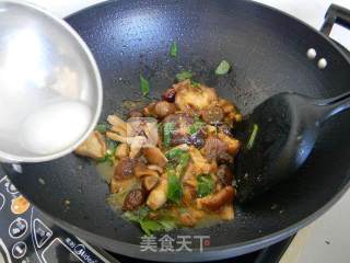 香菇炒栗子的做法步骤：14