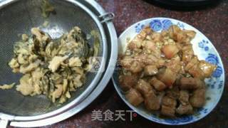 梅菜蒸肉的做法步骤：4